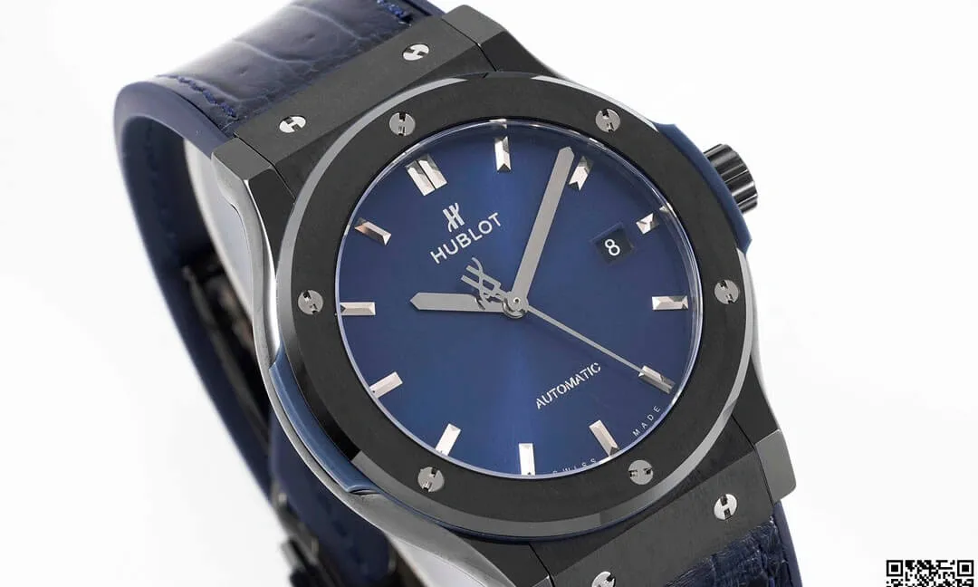 GSF Hublot Classic Fusion 542.CM.7170.LR GS Factory 1:1 Best Edition Replica Watch Blue Strap